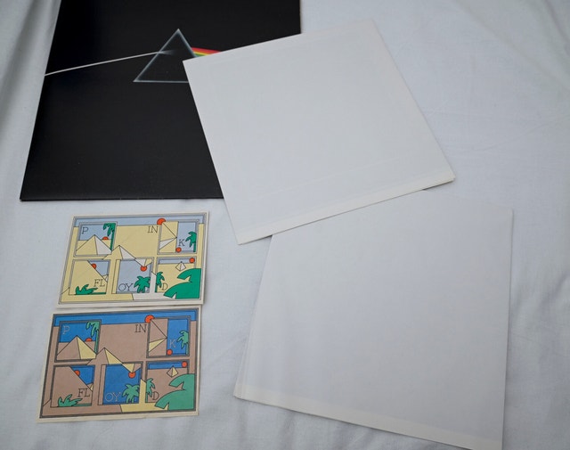 PINK FLOYD Dark Side of the Moon UK PRESSING 12" LP Vinyl - photo 2