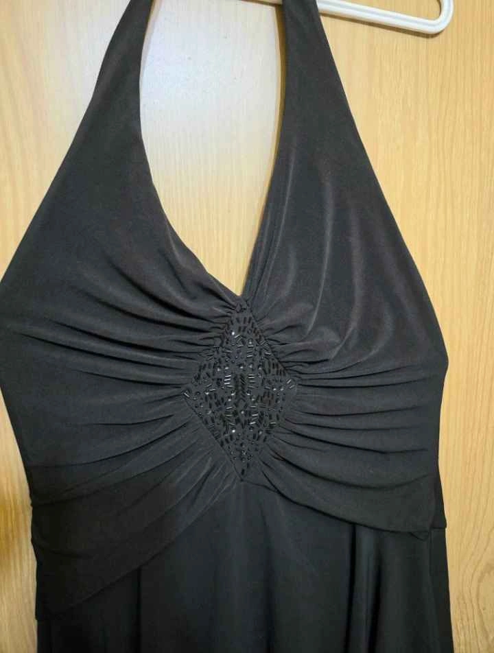 Black halter dress - photo 2