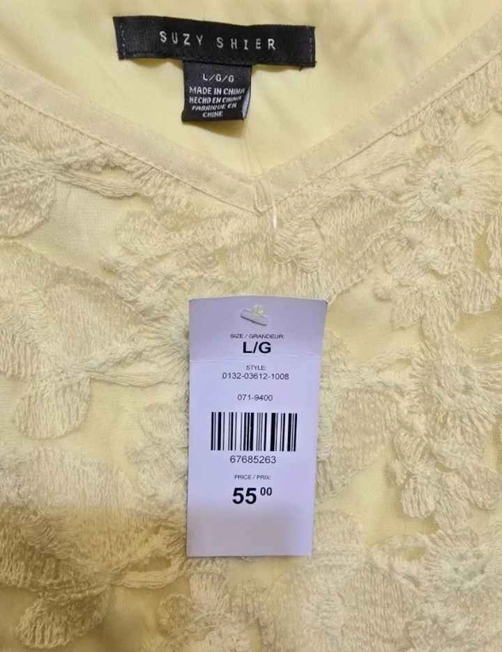 Yellow Lace Dress NWT Suzy Shier - photo 2