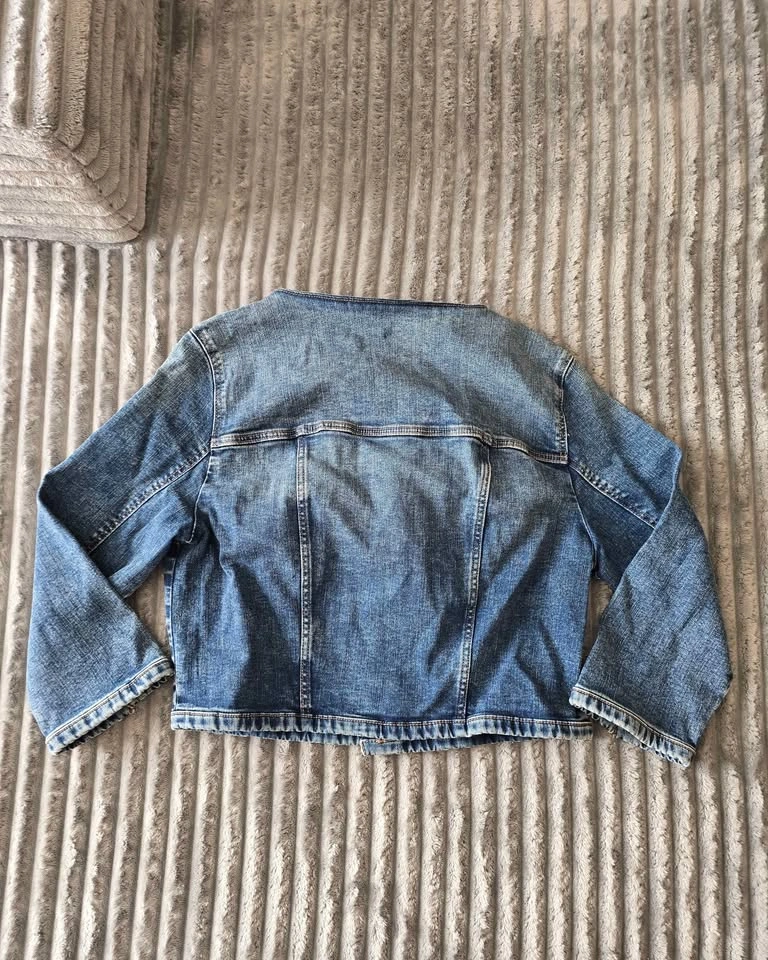 European Brand Denim Cropped Jacket (Orsay Jeans) - photo 5