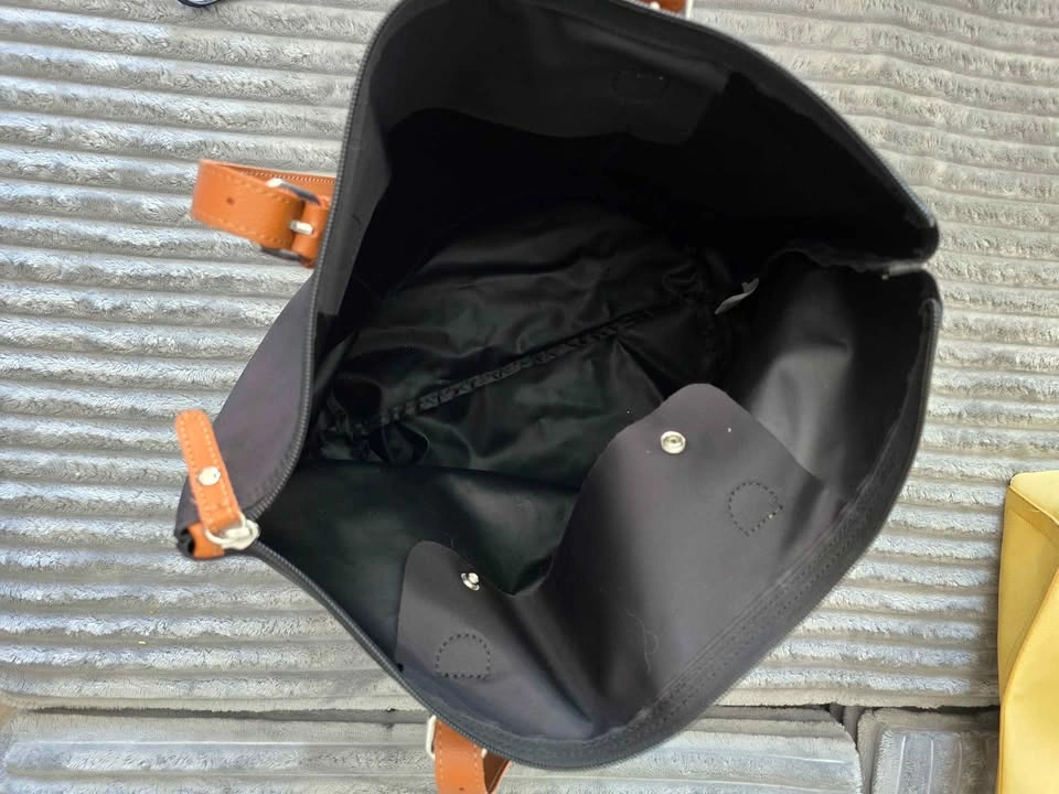 Bench Tote Bag - Black with Tan Accents - photo 2