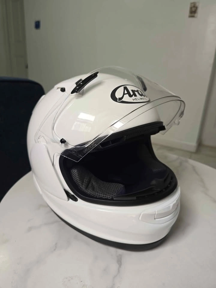 Arai Signet-X Motorcycle Helmet XS - White - Like Brand New - photo 3