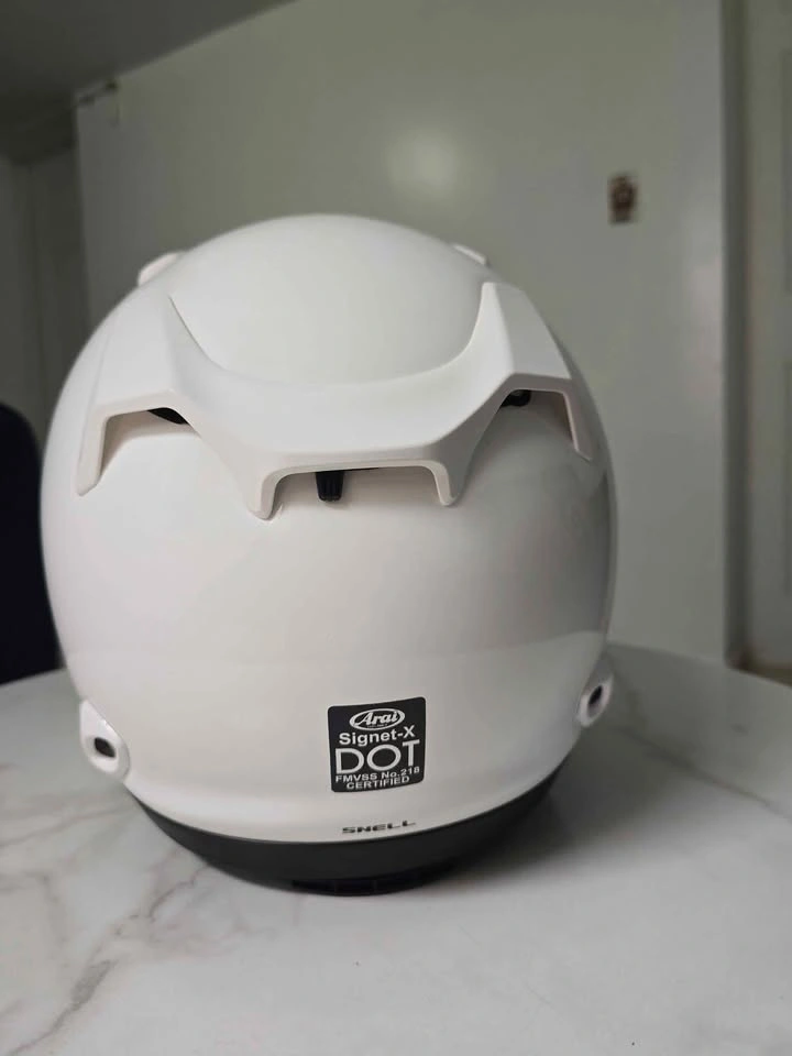 Arai Signet-X Motorcycle Helmet XS - White - Like Brand New - photo 4