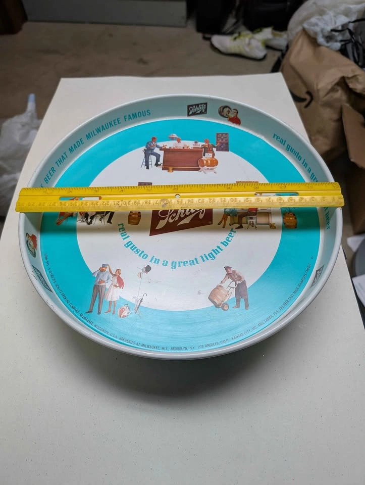 Vintage 1962 Schlitz Beer Tray - photo 2