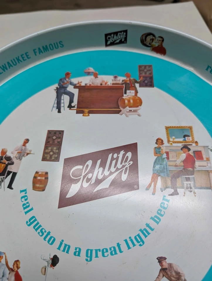 Vintage 1962 Schlitz Beer Tray - photo 3