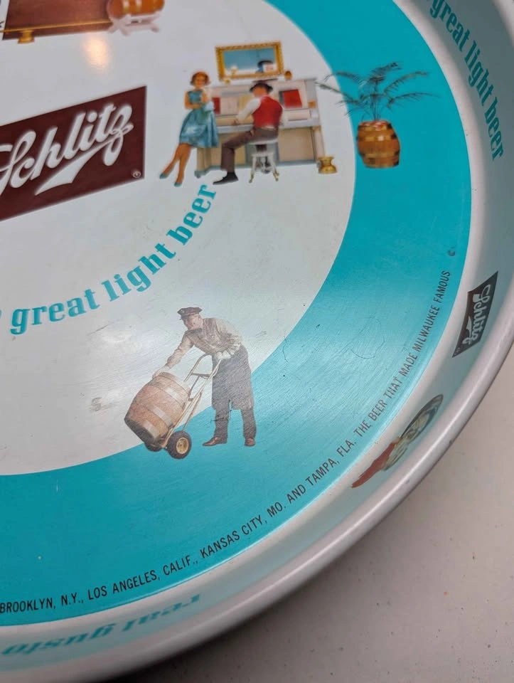 Vintage 1962 Schlitz Beer Tray - photo 5