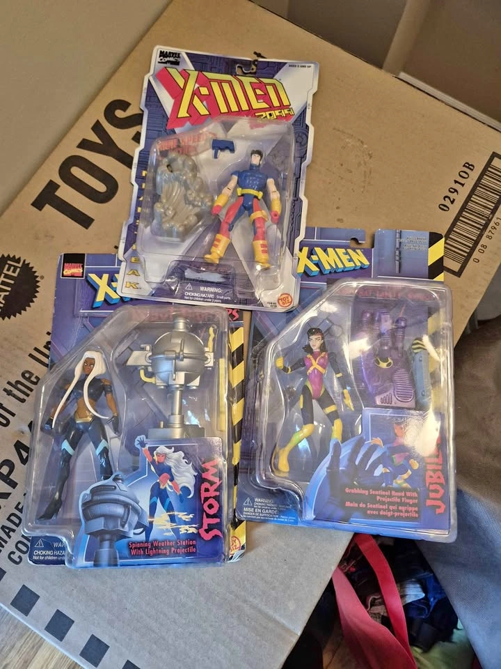 Vintage X-men action figures