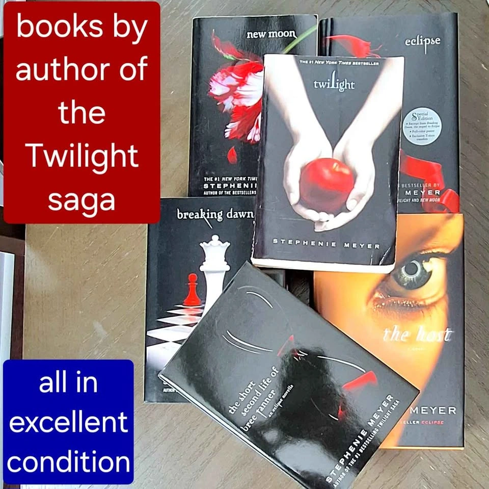 Twilight Saga books - 6 books by Stephenie Meyer, excellent cond - photo 2