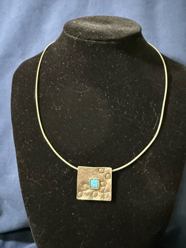 Sterling Silver Choker & Pendant by Didae