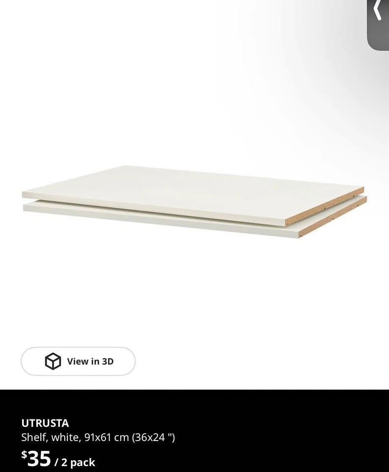 Ikea Utrusta cabinet shelf