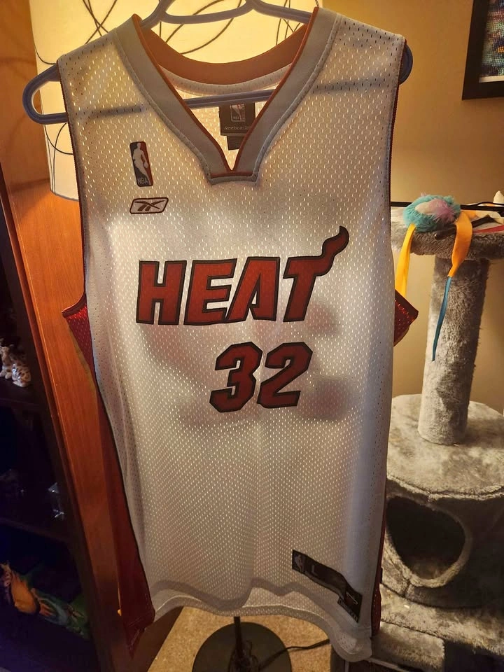 Reebok Miami Heat O'Neal 32 Jersey L