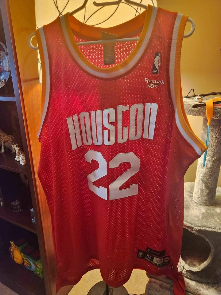 Reebok Clyde Drexler 1994 NBA Championship Rockets #22 Jersey XL