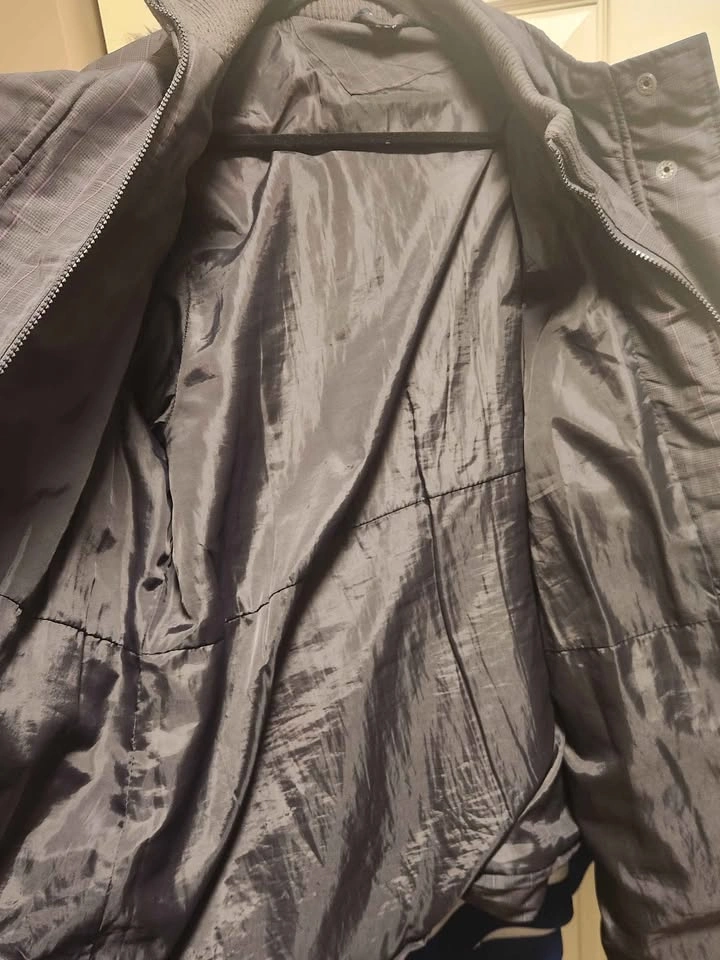 Plaid belted puffer jacket Women's 3x from Penningtons - photo 3