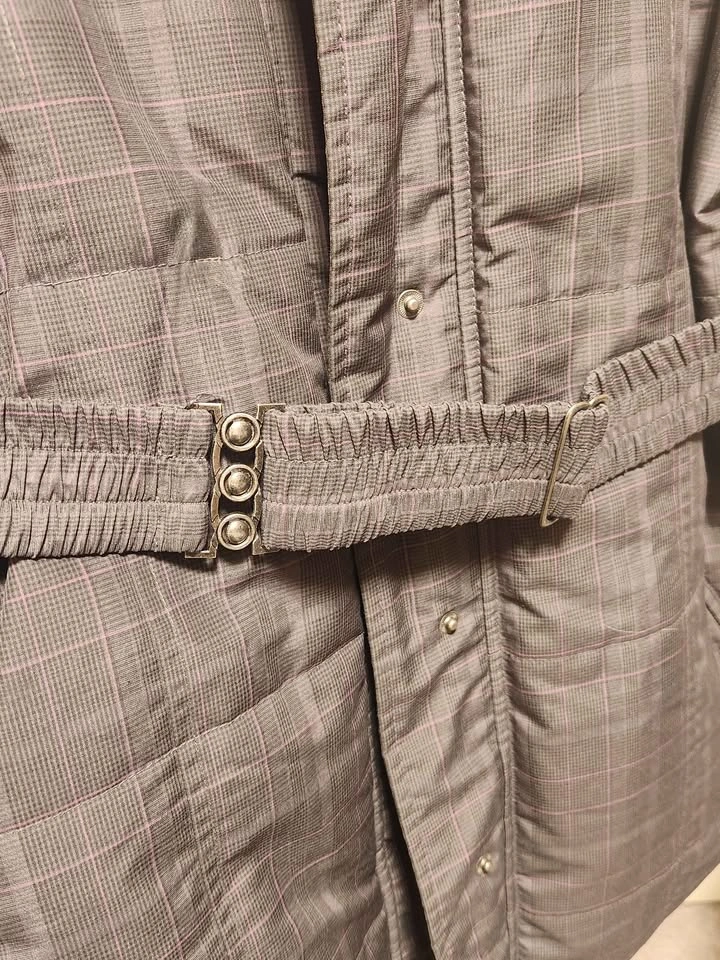 Plaid belted puffer jacket Women's 3x from Penningtons - photo 4