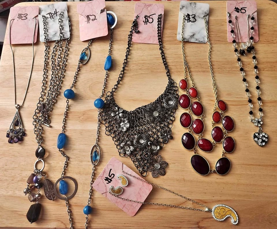 Fashion Jewelry Lot - Necklaces & Earrings $2-$10 each