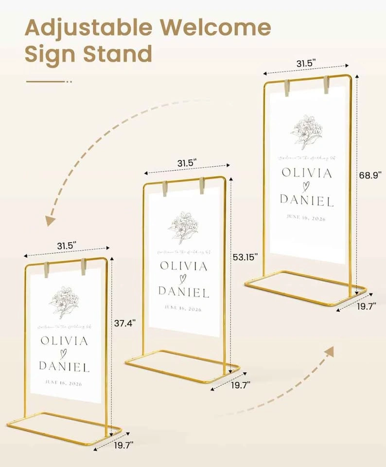 Welcome Sign Stand (black) - photo 2