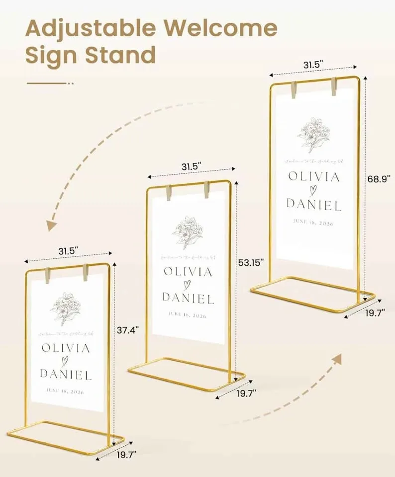 Welcome Sign Stand (black) - photo 2