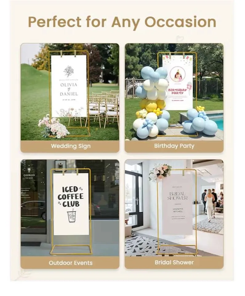 Welcome Sign Stand (black) - photo 3