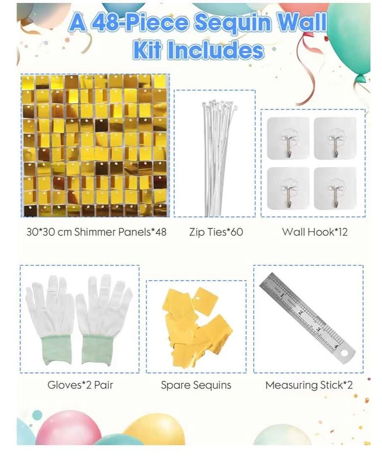Photo Backdrop Wall (36 pcs) - photo 2