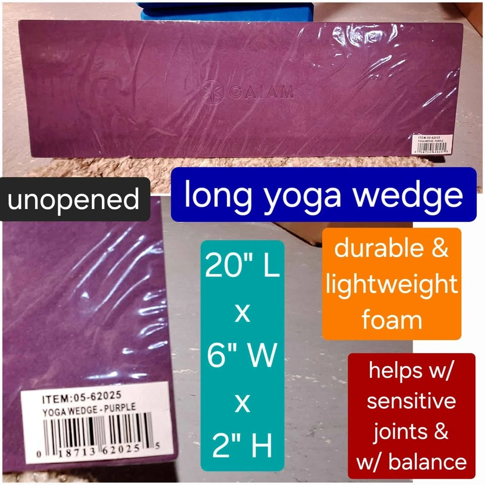 Gaiam Yoga Blocks & Wedge - NEW - stability and balance - photo 3
