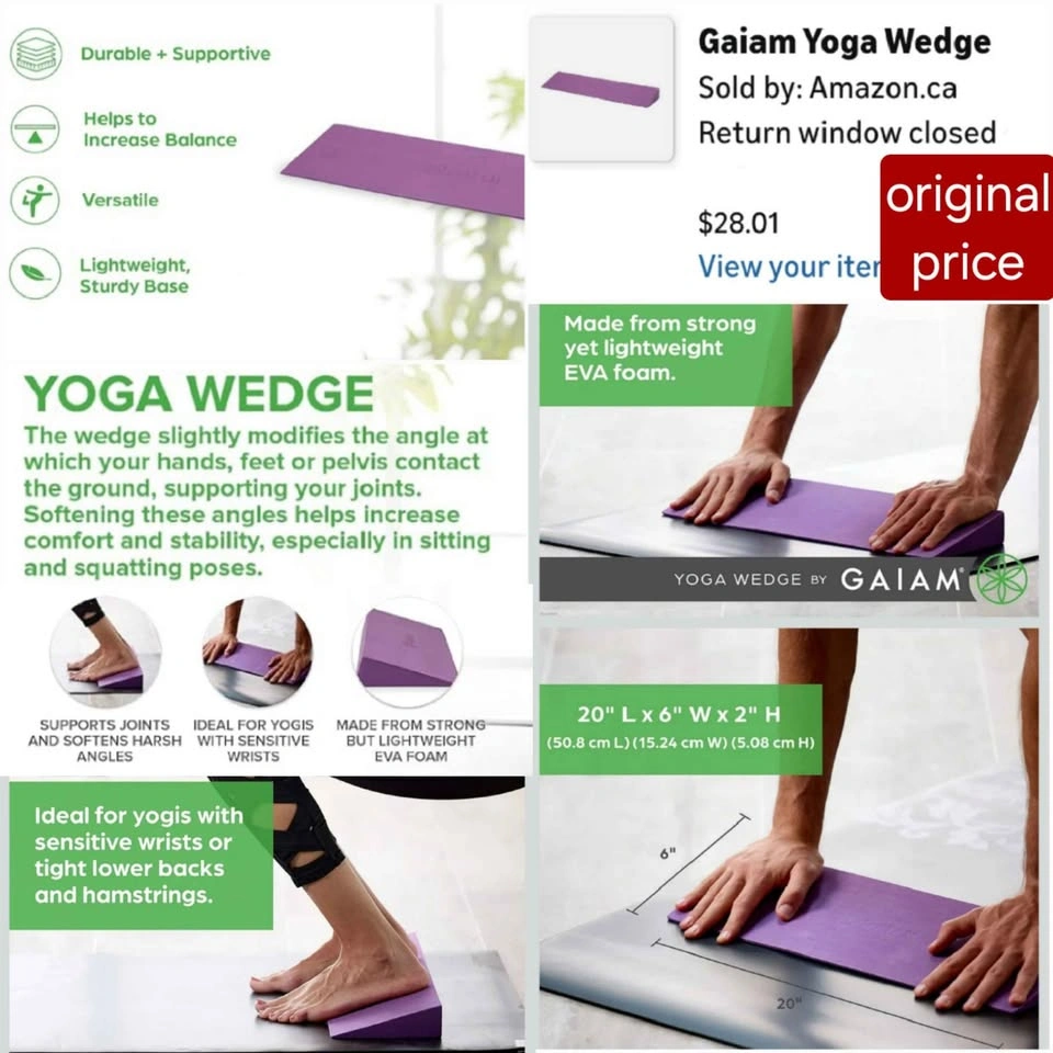 Gaiam Yoga Blocks & Wedge - NEW - stability and balance - photo 5