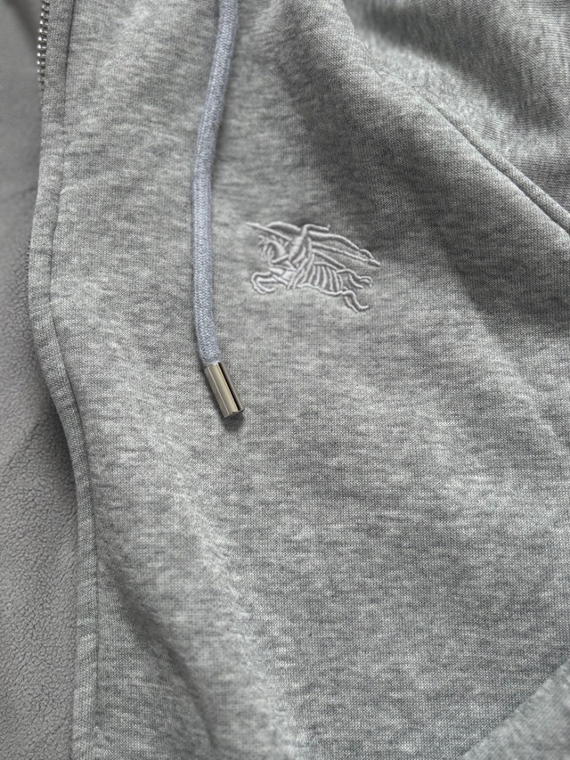 Burberry Grey Hoodie - Size Large - photo 3