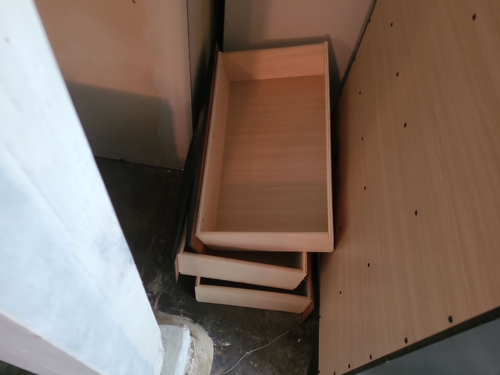 Bed frame and dresser black - photo 3