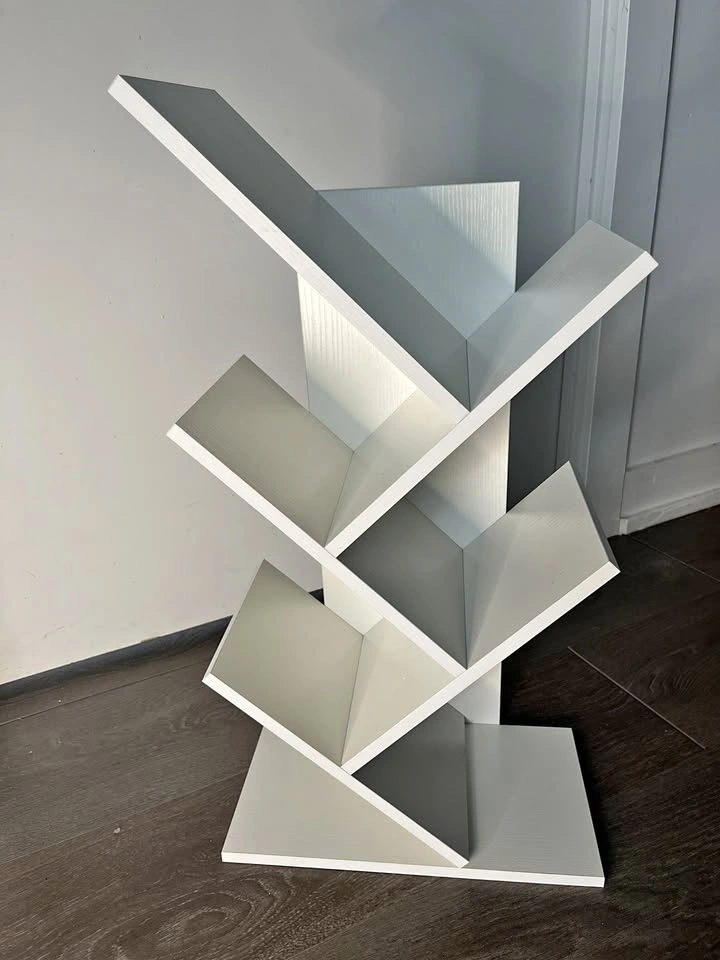 Tree Bookshelf, 3 Layers, White