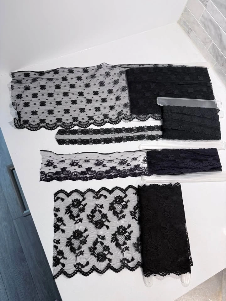 Assorted Lace - White, Cream, Black - photo 2