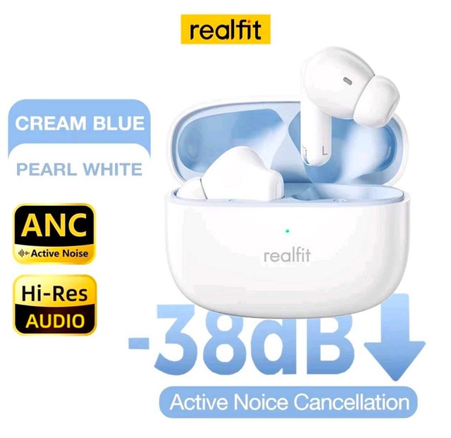 Bluetooth Earphones Noise Cancellation, Like New