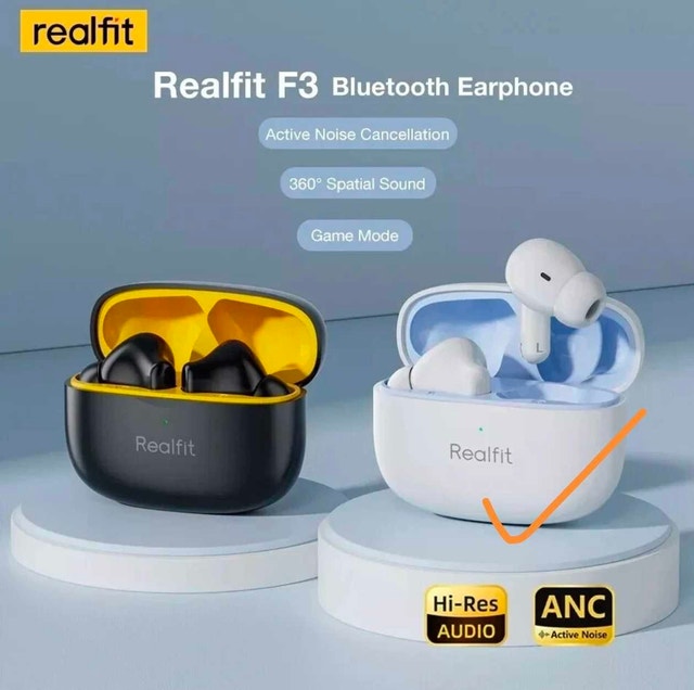 Bluetooth Earphones Noise Cancellation, Like New - photo 3