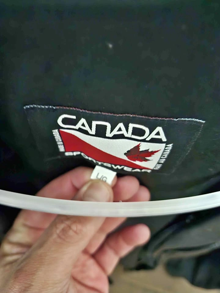 Vintage Canada Sportswear Leather Jacket - Large
