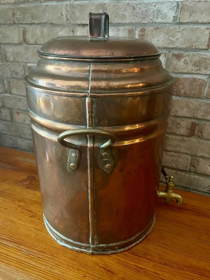 6 Gallon Vintage Scobie & McIntosh Ltd Copper Urn - photo 4