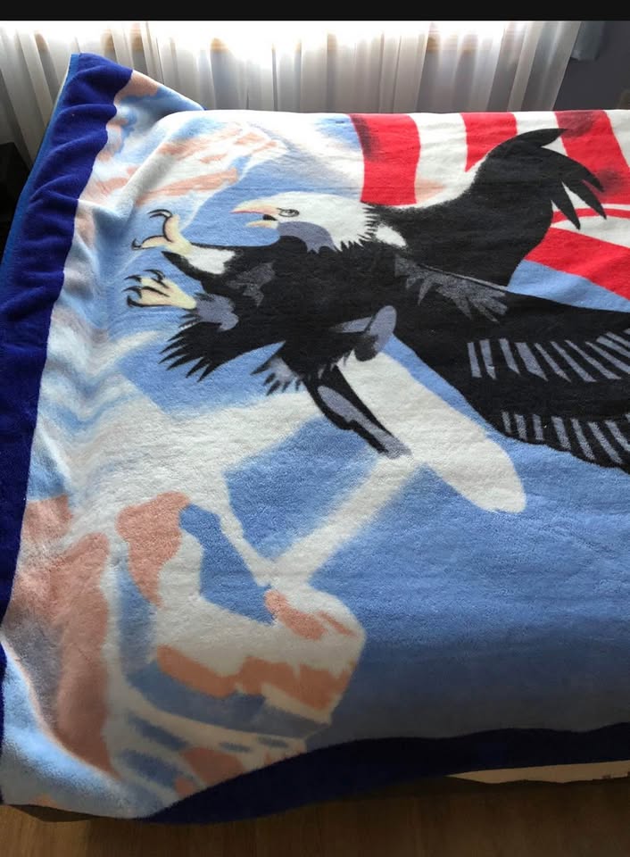 Queen Size American Eagle/Flag Comforter - photo 4