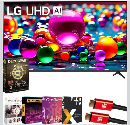 LG 65" UA77 LED AI 4K UHD Smart webOS TV