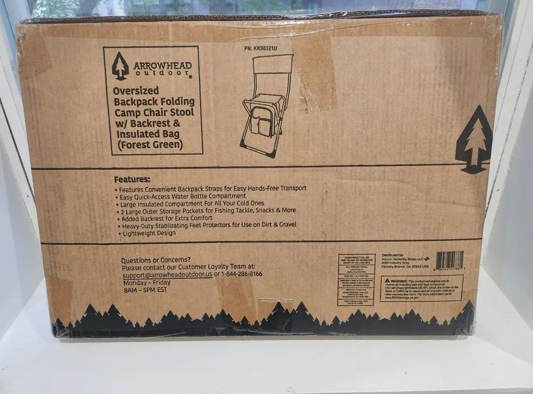New Arrowhead Backrest Stool with Cooler Bag - photo 2