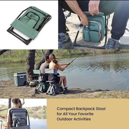 New Arrowhead Backrest Stool with Cooler Bag - photo 3
