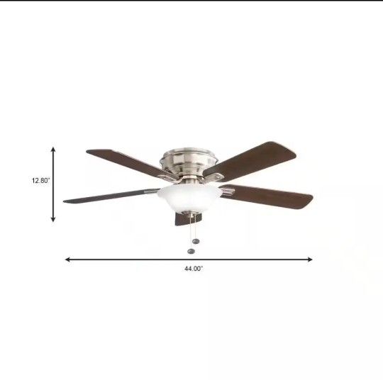 New Hampton Bay Hawkins III 44" Fan w/ LED Light - photo 4