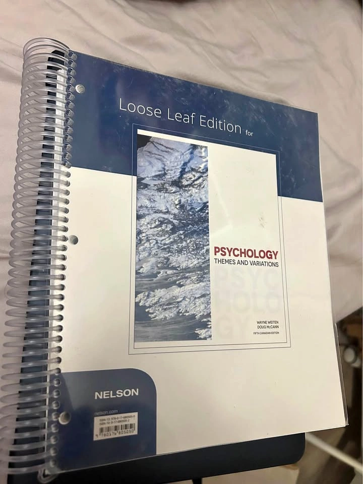 Psychology: Themes and Variations (5th Canadian Ed) Loose Leaf