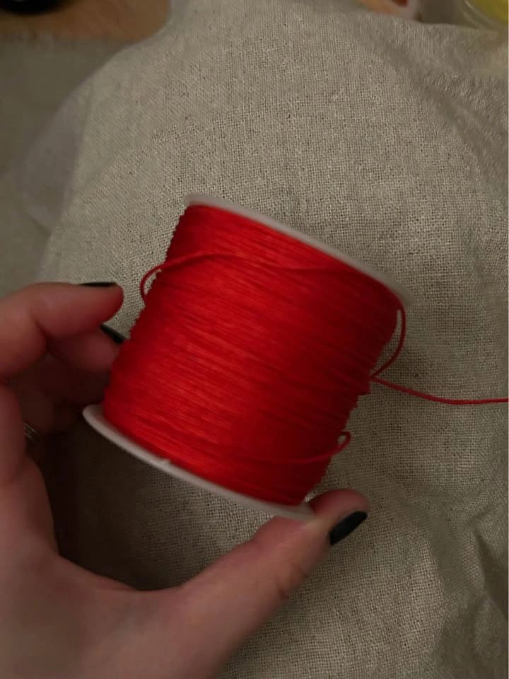 Red and Green Craft Cord - photo 2