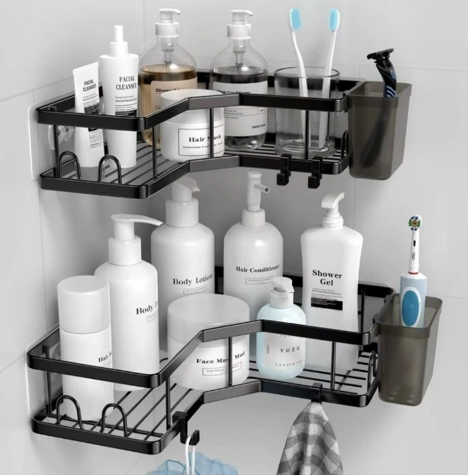 Set of 2 Metal Shower Shelves - photo 3