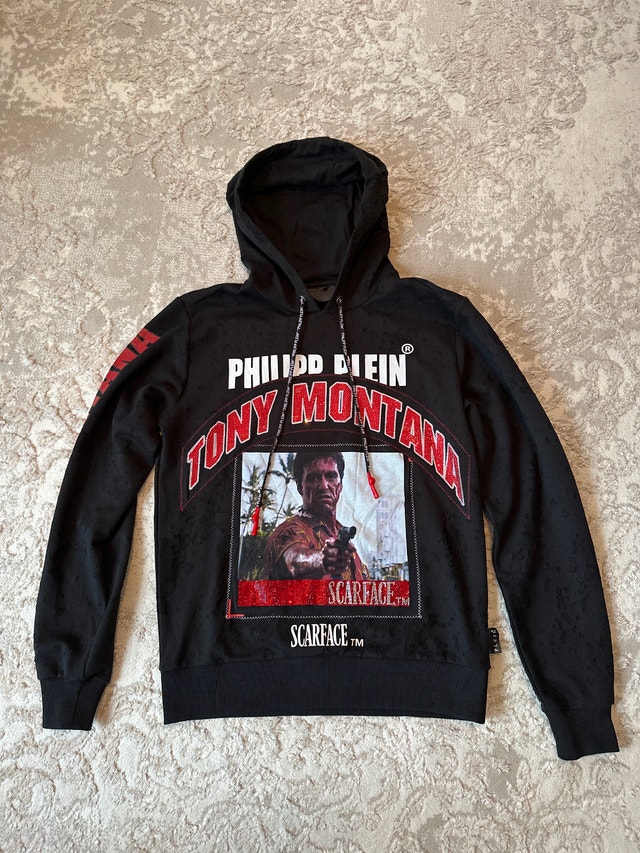 Philipp Plein Scarface Hoodie - Black, Large