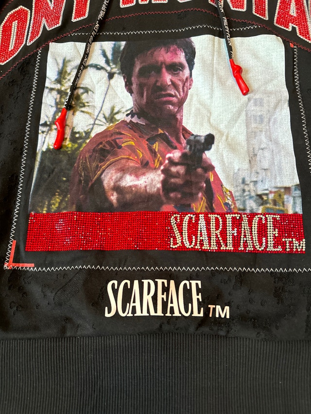 Philipp Plein Scarface Hoodie - Black, Large - photo 4