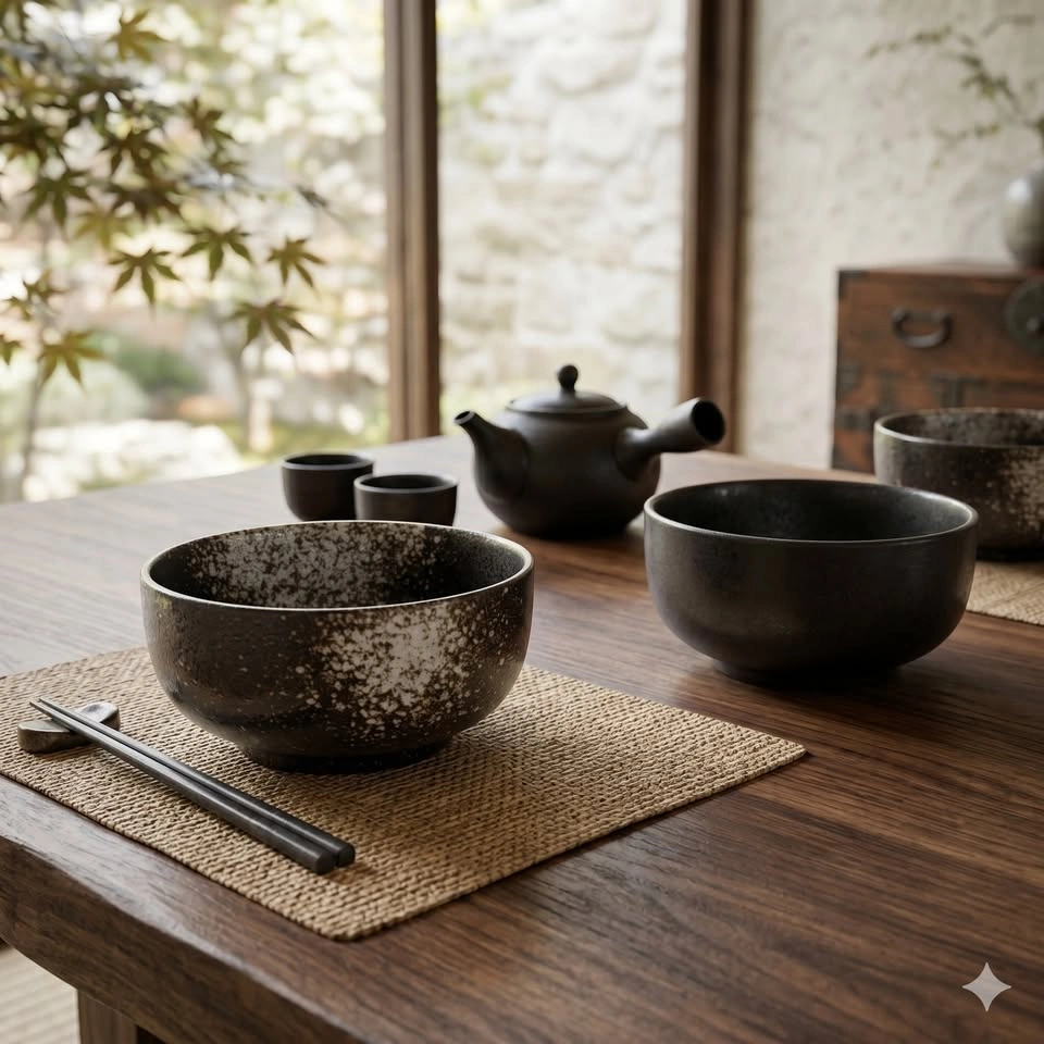 Japanese Style Large Ceramic Ramen Bowl - photo 2