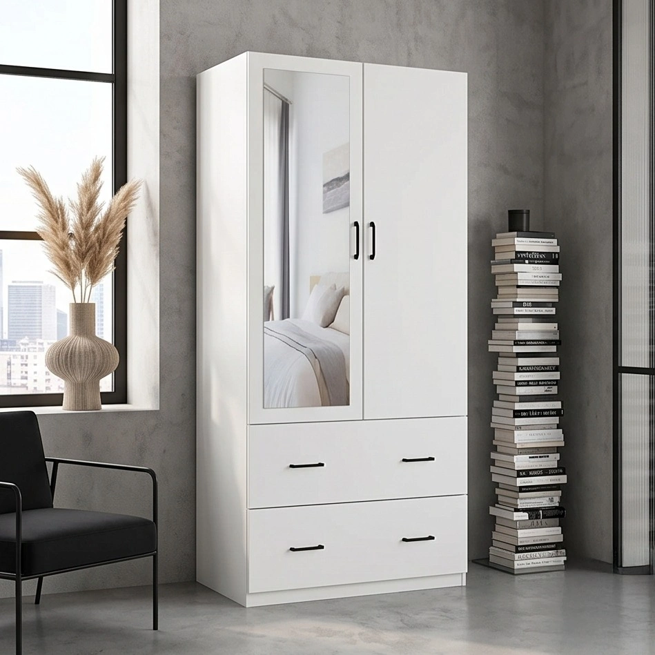 Contemporary Glass Door Wardrobe Closet - CC029 - photo 2