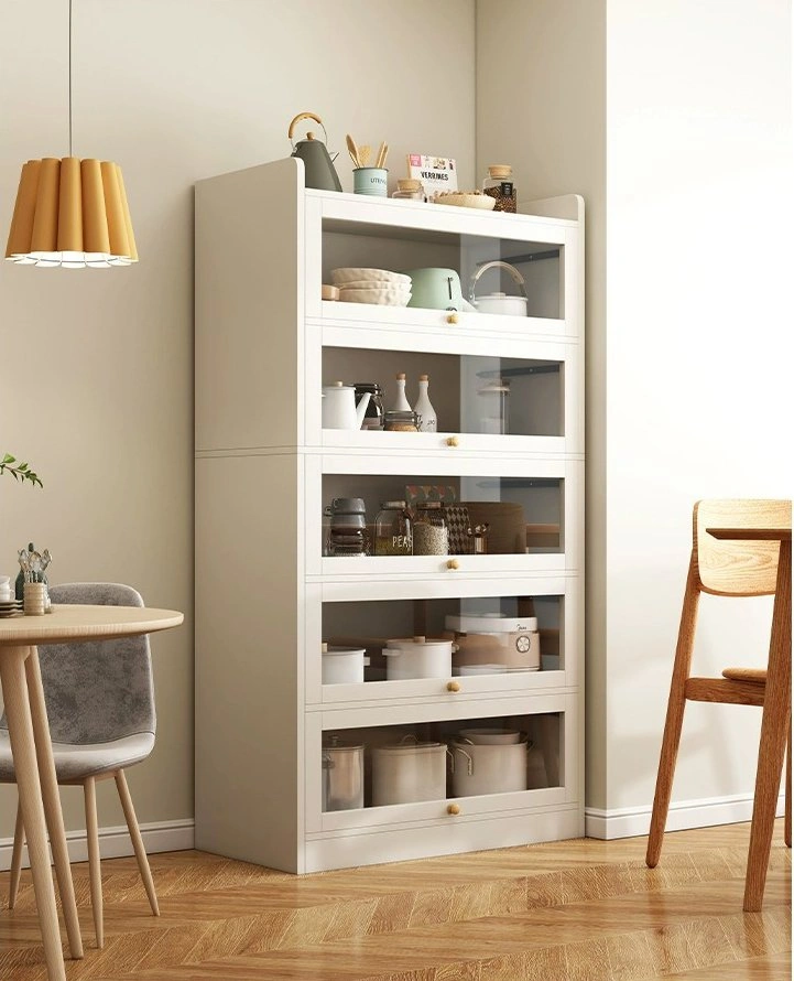 Space-Saving Multi-Layer Storage Rack with Door - photo 2