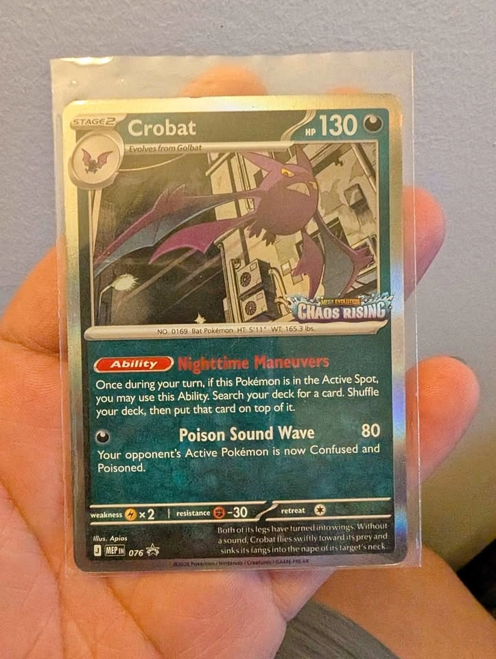 Pokémon Crobat Chaos Rising Card