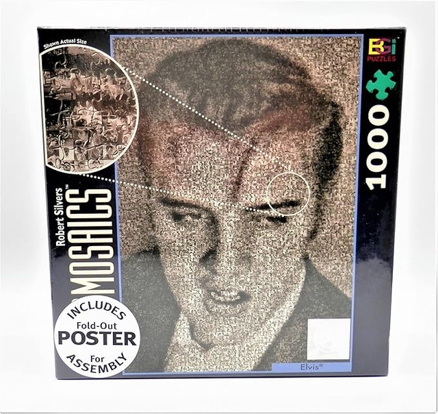 Photomosaics ELVIS PRESLEY 1000 pc Buffalo Puzzle NEW
