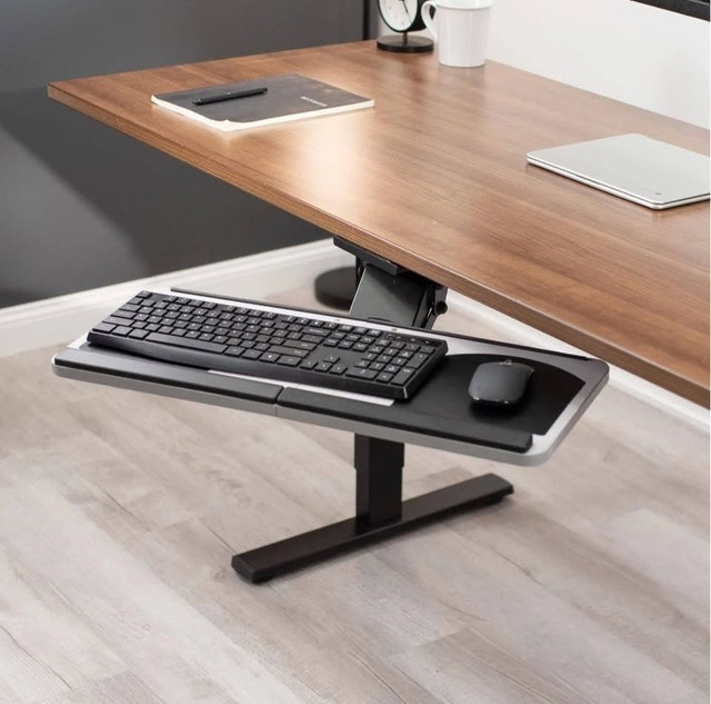 VIVO Silver Under Desk Keyboard Tray - NEW! - photo 2