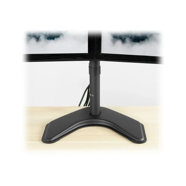 Motion Dual Monitor Free-Standing Desk Stand - STAND-V102F - photo 3